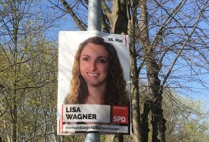 April 2019 Lisa Wagner Wahlplakat SPD Oranienburg