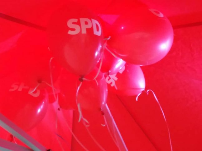 Juni 2019 SPD Luftballons SPD Oranienburg