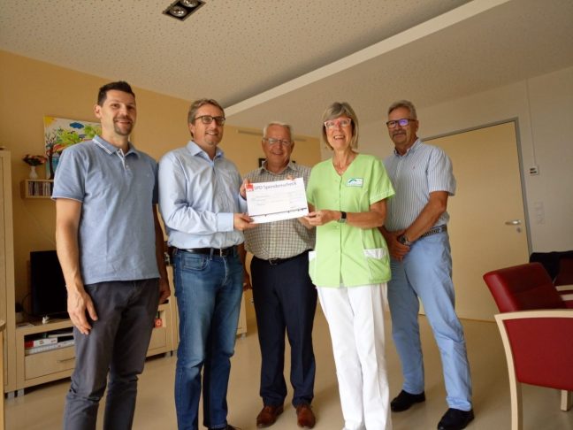 Juni 2019 Übergabe Spende an Hospiz SPD Oranienburg