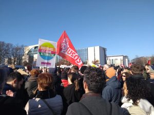 Februar 2020 Demo gegen rechts Berlin